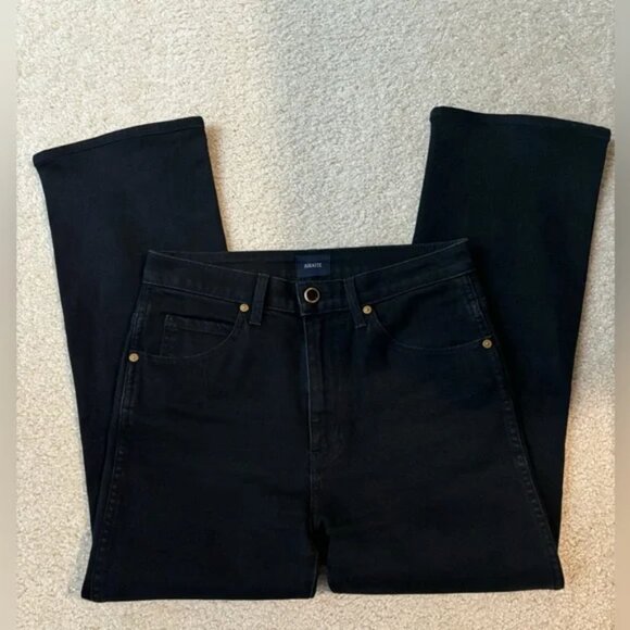Like New Khaite Vivian Jeans in Black Rinse - Picture 1 of 5